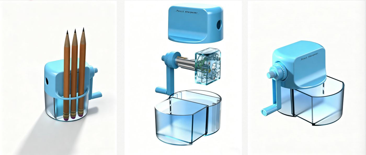 Pen holder sharpener